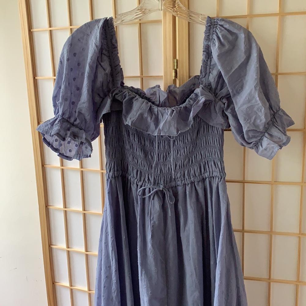 Square Neck Cottage Core Dress - Picture 2 of 5